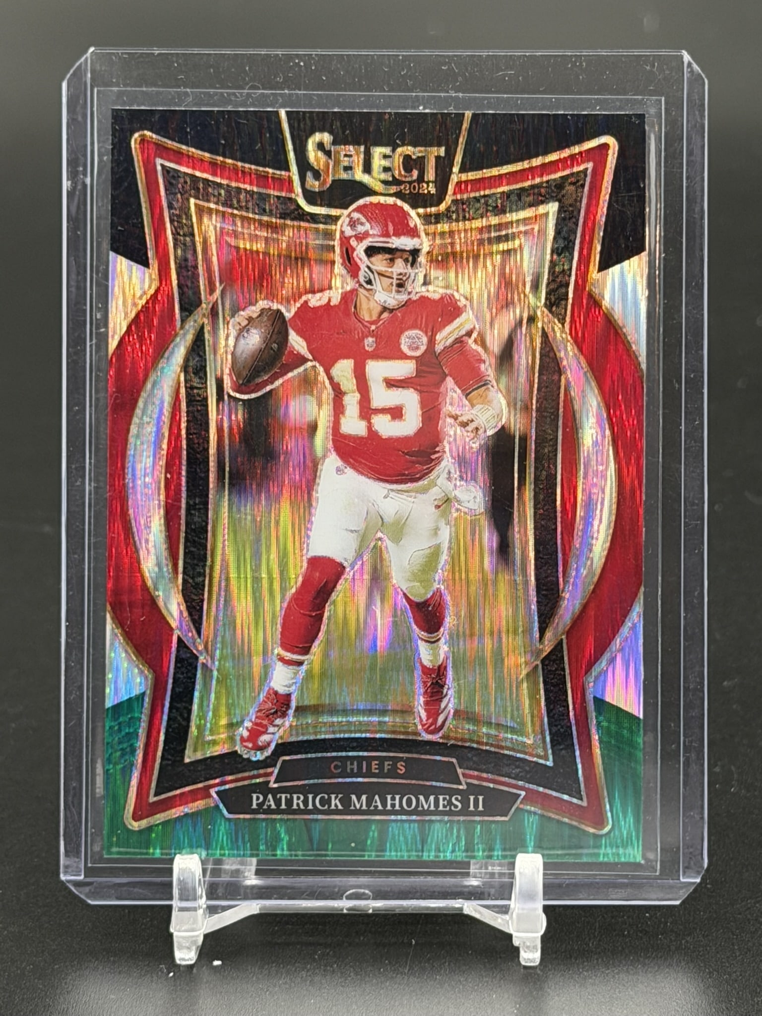 2024 Panini Select Patrick Mahomes II Concourse Prizm Kansas City Chiefs Football Card (1 of 2)