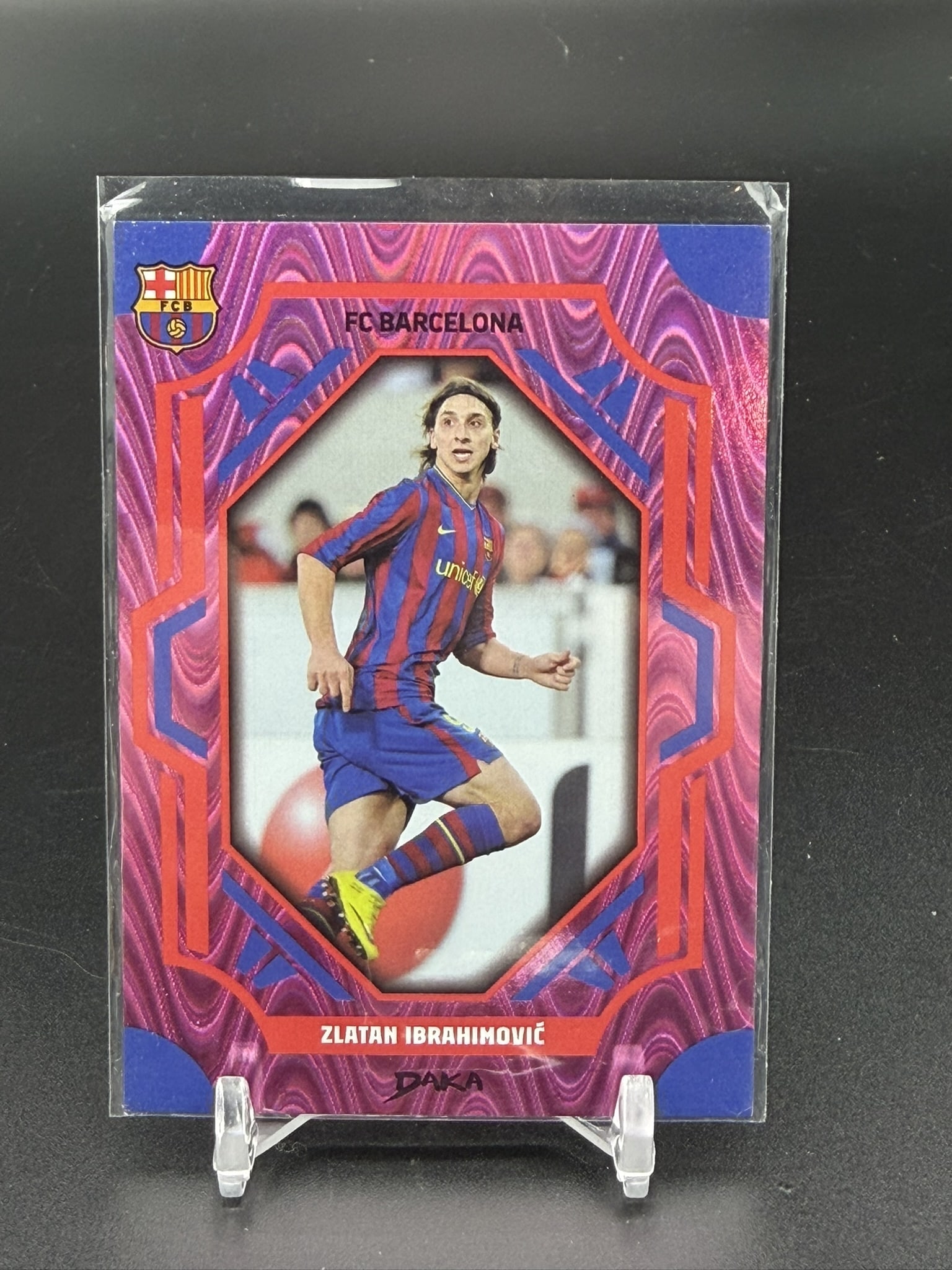 2025 DAKA FC Barcelona Zlatan Ibrahimović Purple Parallel #FCB-28-B 47/75 (1 of 3)