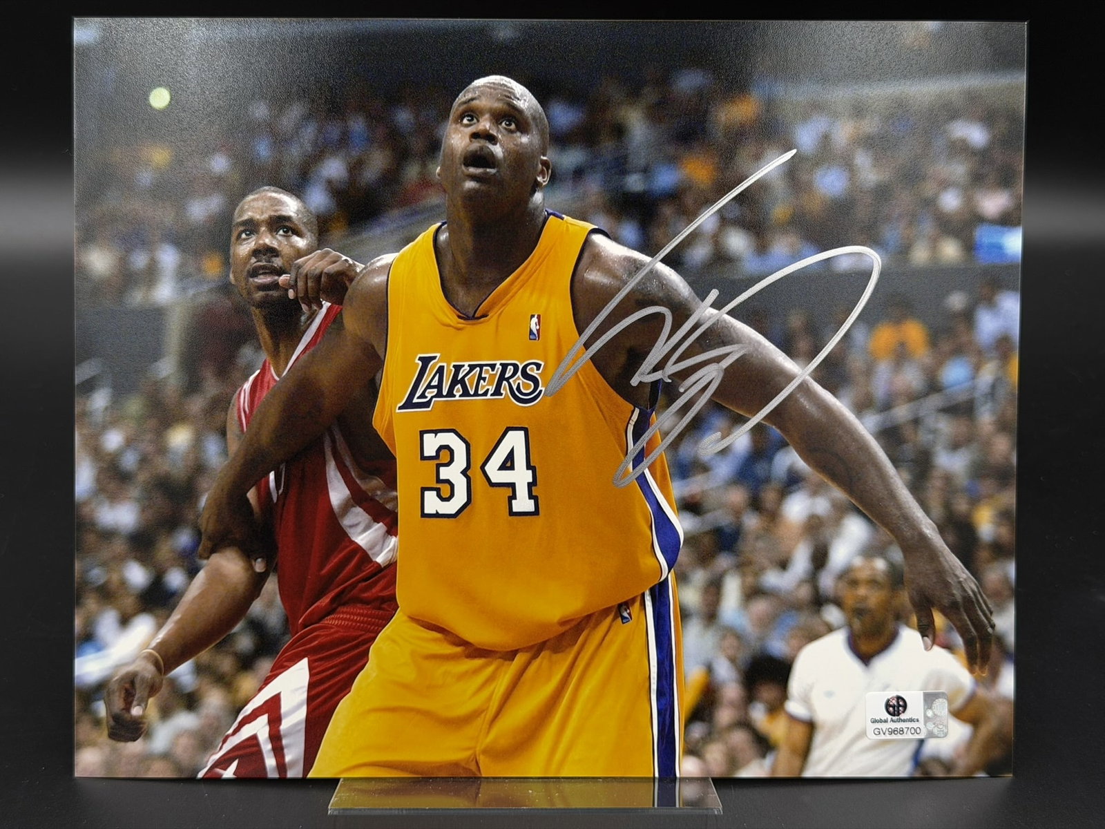 Autographed Shaquille O'Neal Los Angeles Lakers 8" × 10" Photo GA COA (1 of 6)