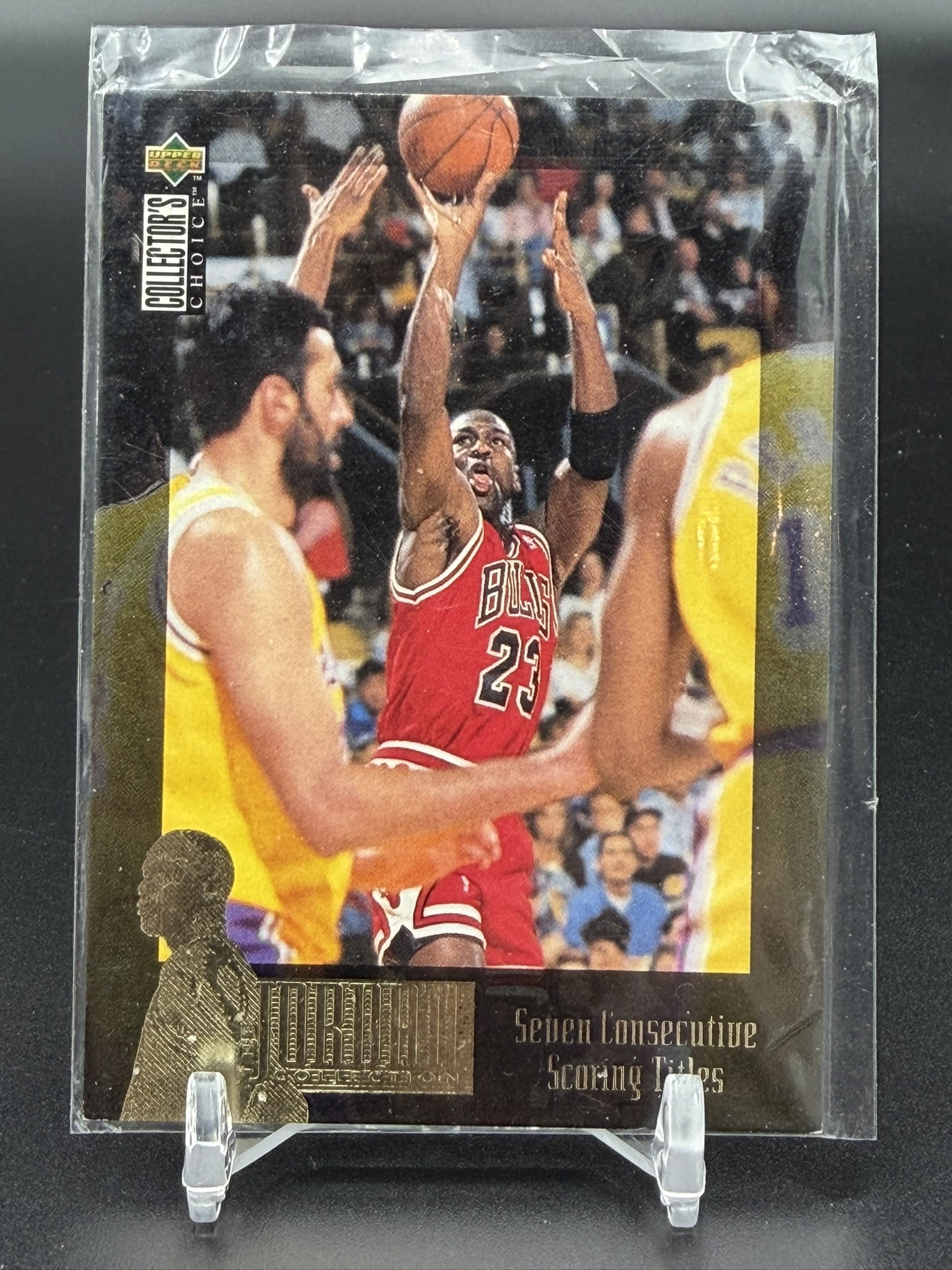 1995 Upper Deck Collector's Choice Michael Jordan JC1 The Jordan Collection Bulls NBA Card (1 of 2)