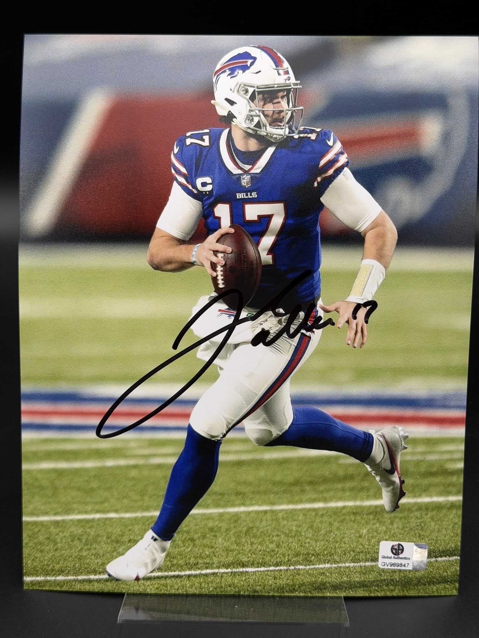 Josh Allen Buffalo Bills Original Autographed 8" × 10" Photo COA (1 of 6)