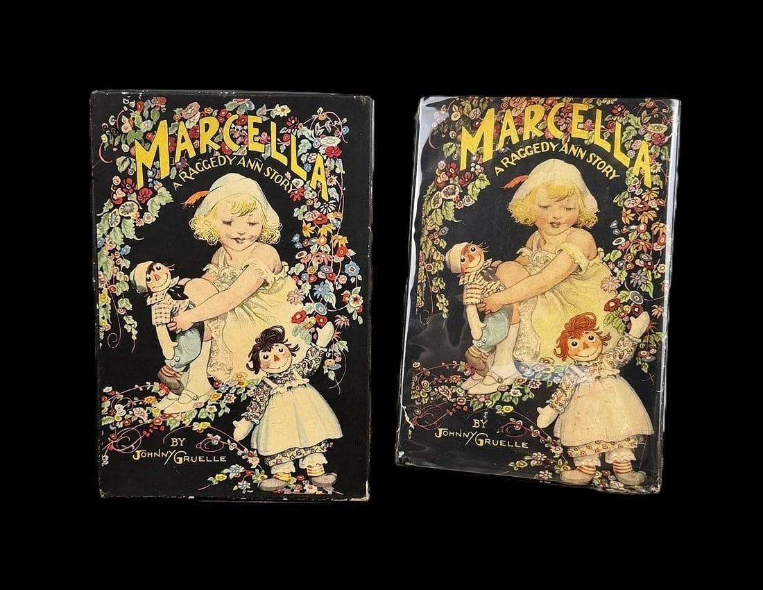 Marcella: A Raggedy Ann Story by Johnny Gruelle, Dated 1929, Offered w/ Original Box (1 of 6)