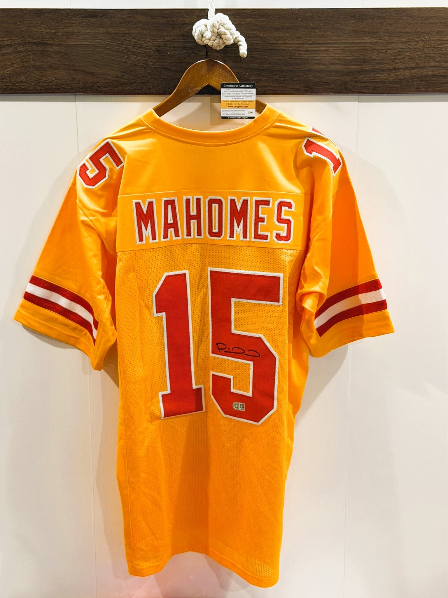 Patrick Mahomes Signed Kansas City Chiefs Style Jersey Pro-Cert COA Super Bowl Legend (1 of 6)