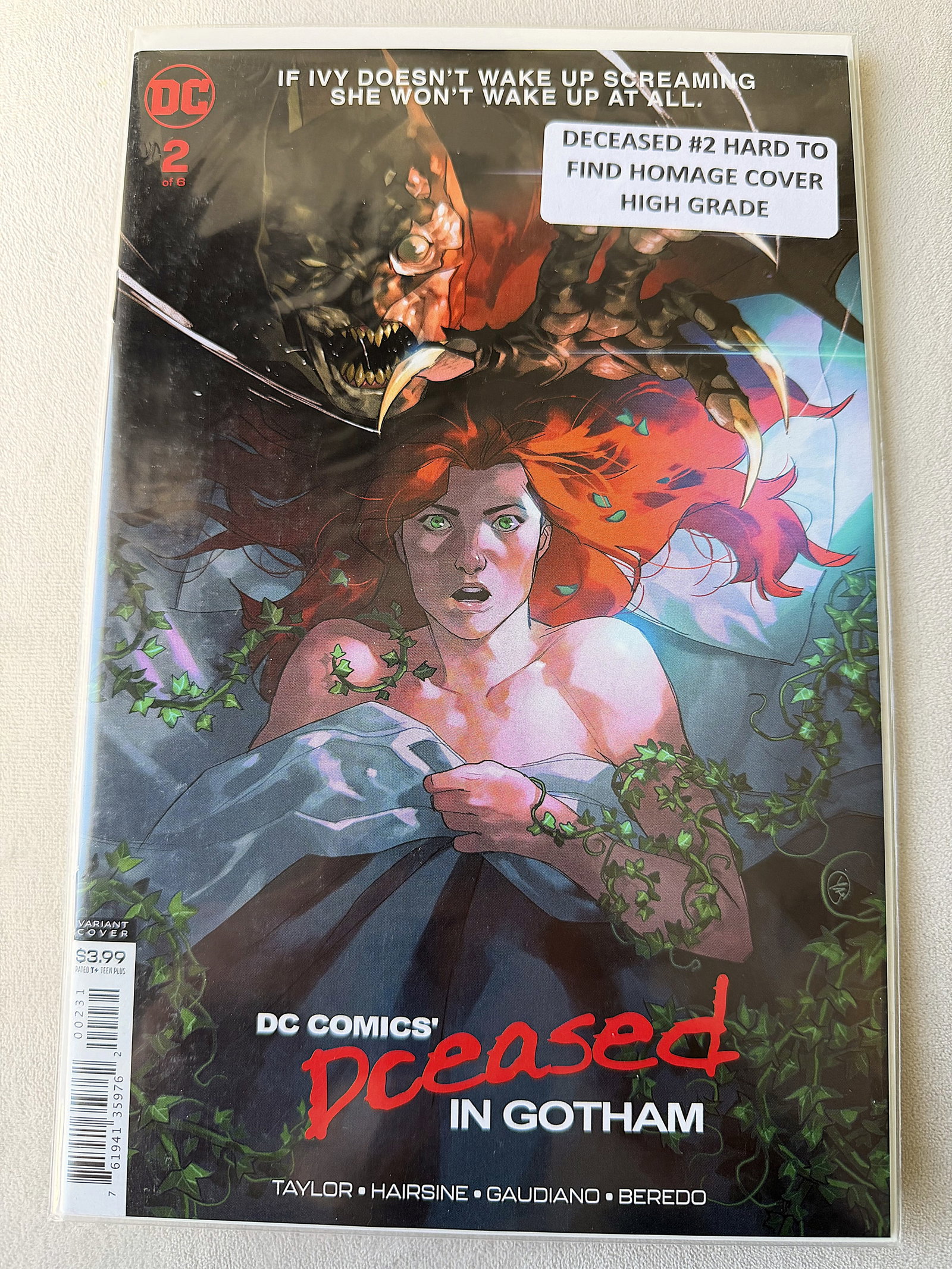 DCeased: Unkillables #2 (2020) – "The Nightmare in Gotham" – Rare Horror Homage Variant: A standout acquisition for the modern horror and character–variant collector: DCeased: Unkillables #2 (2020) featuring the highly sought–after Horror Homage Variant. Written by the award&n