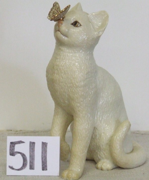 Lenox China Cat "Eye to Eye": 6 1/2" Eye to Eye