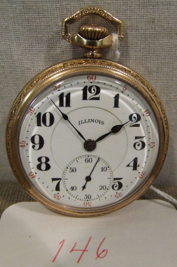 146 Illinois Watch Company Pocket Watch