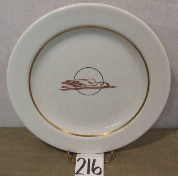 216 Union Pacific Railroad Dining Car China