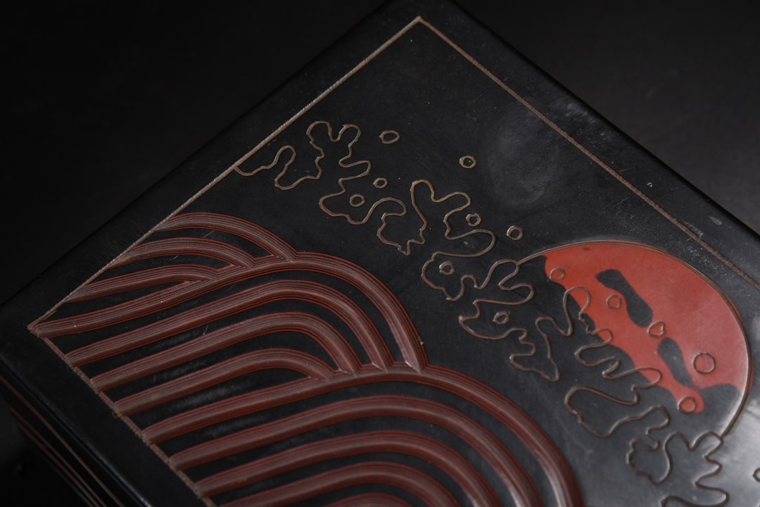 Lacquerware storage box - 3