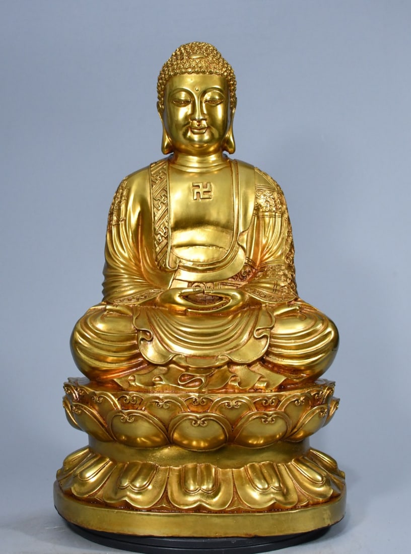 Gilded Bronze Buddha (1 of 9)