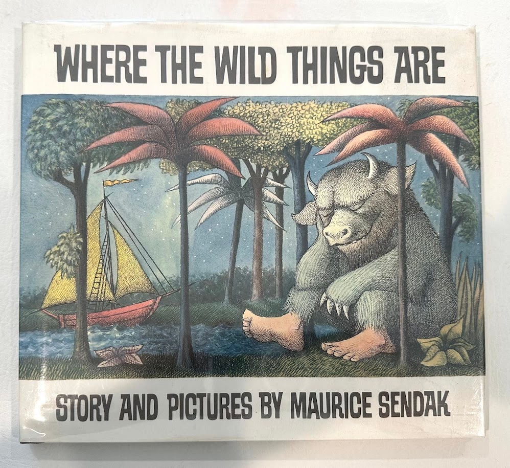 Maurice Sendak. Where the Wild Things Are.: New York: 1988. Color illustrations by Sendak. First edition, first printing of the 25th Anniversary edition. Winner of the 1964 Caldecott Medal; considered the best children's picture book of the 20t