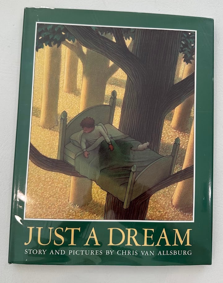 Chris Van Allsburg. Just a Dream.: Boston: 1990. With numerous color illustrations by the author. First printing. Fine in jacket. SIGNED by Van Allsburg on the title page.