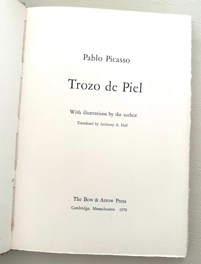 Pablo Picasso. Trozo de Piel. Limited Edition (1 of 5)