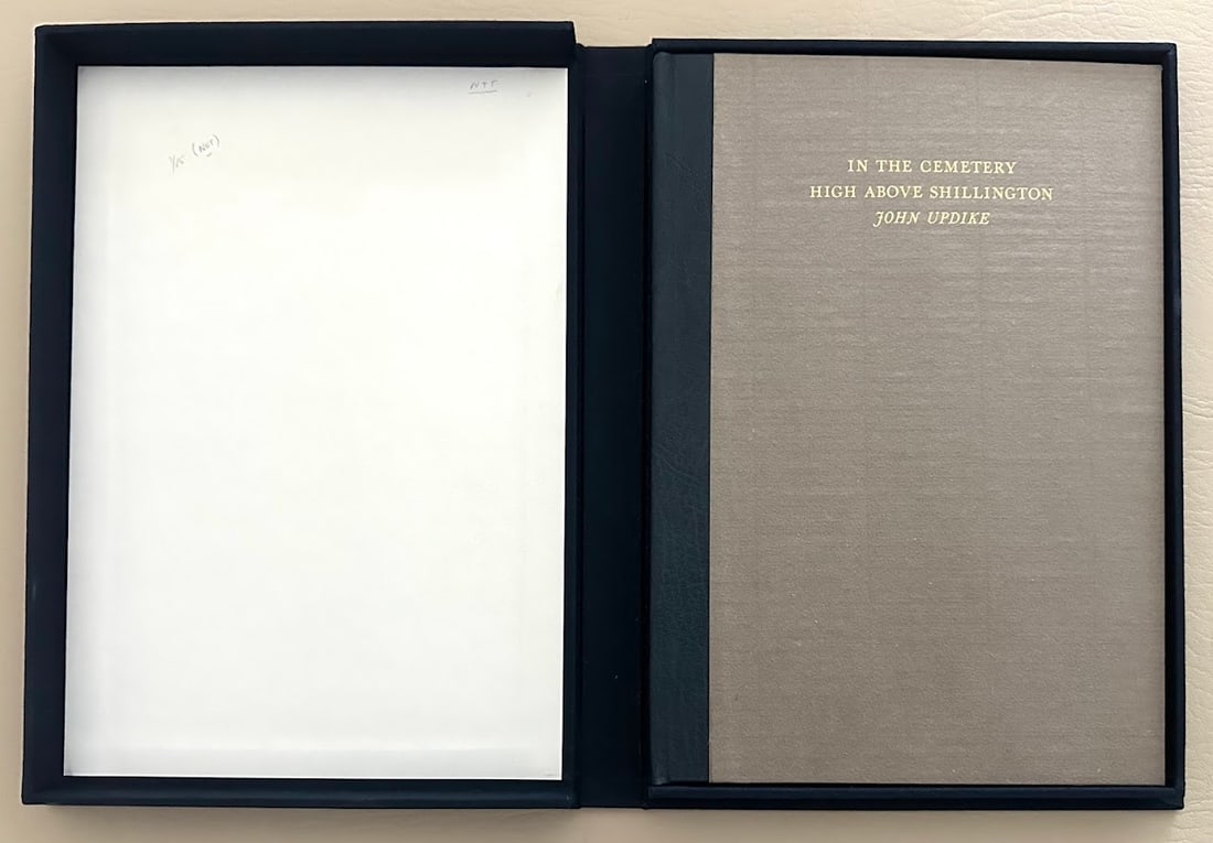 John Updike. In the Cemetery High Above Shillington. Signed (1 of 9)
