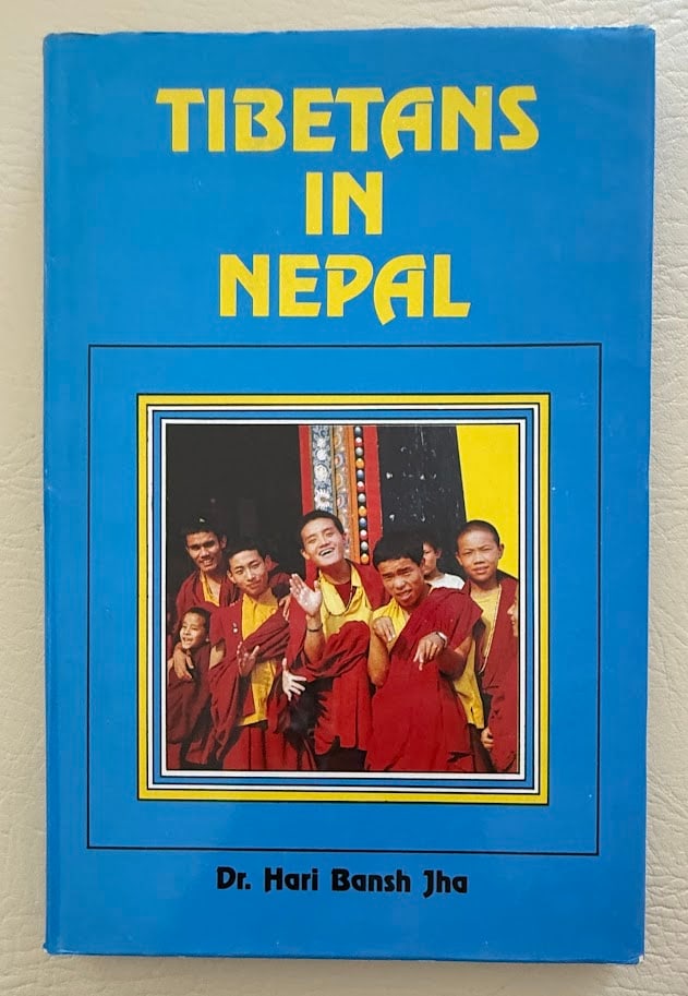 Hari Bansh Jha. Tibetans in Nepal.: Delhi: 1992. 8vo; 128pp; cloth; color pictorial jacket; very good copy. First edition.