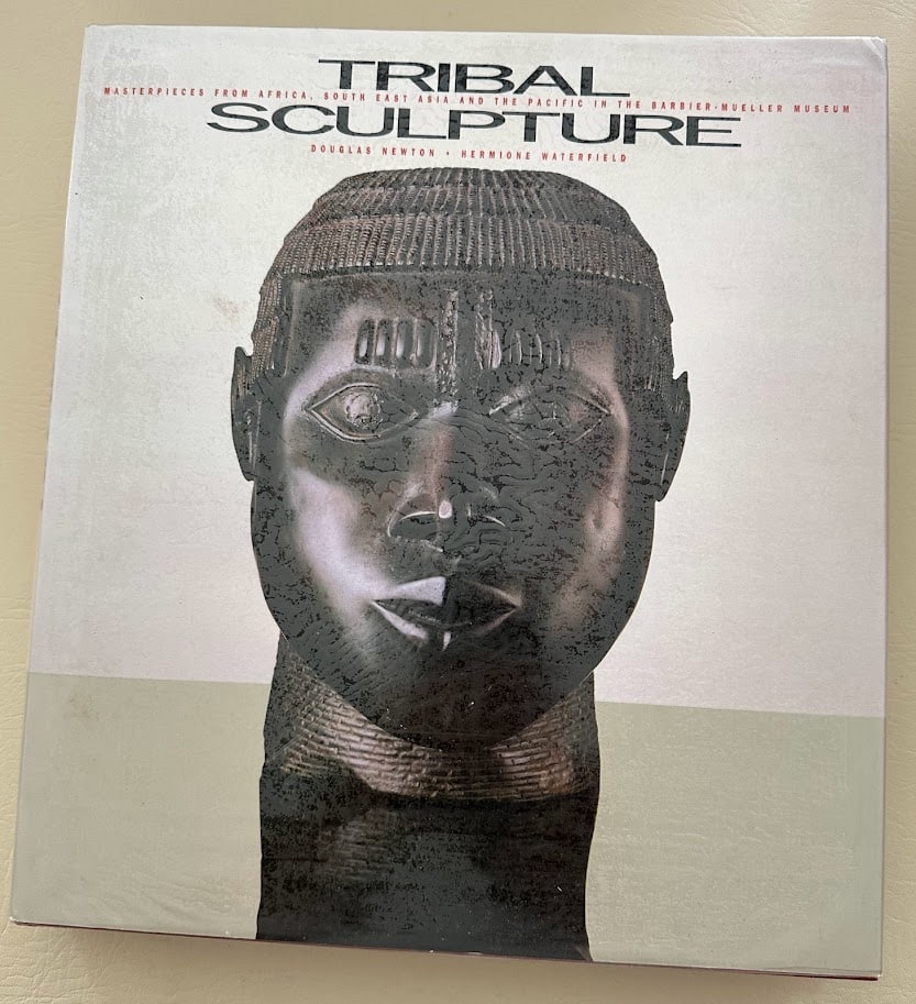Tribal Sculpture. Masterpieces from Africa, South East Asia and the Pacific in the Barbier-Mueller: London: 1995. Extra large 4to; 347pp; silver decorative heavy cloth; color pictorial jacket; illustrated with numerous color photographs; fine copy. Apparent first edition.