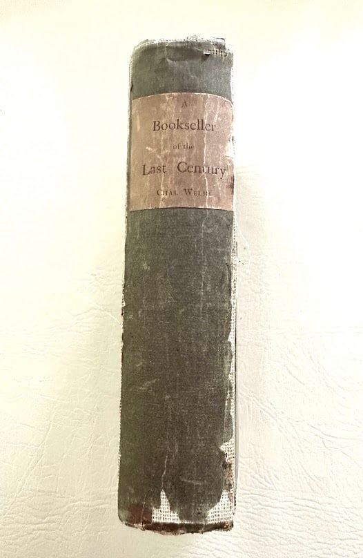 [John Newbery] A Bookseller of the Last Century. Being Some Account of the Life of John Newbery, (1 of 7)
