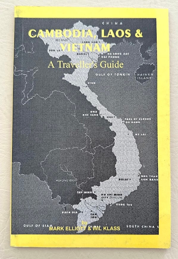 Cambodia, Laos & Vietnam. A Traveller's Guide, byMark Elliott.: Kathmandu: Pilgrims, 1997. 12mo; 49pp; pictorial card covers; very good copy.