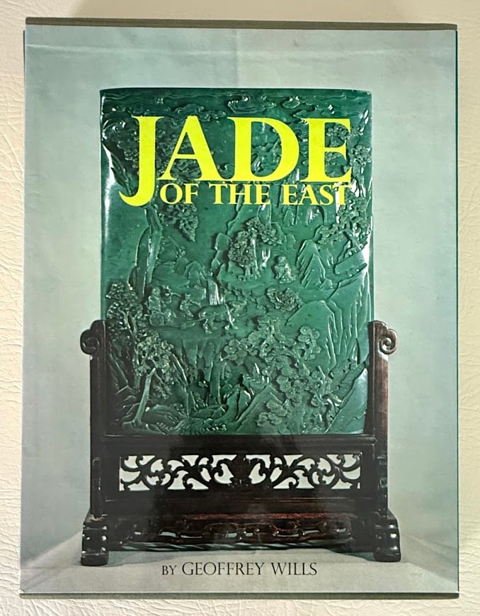 Jade of the East, by Geoffrey Wills.: New York: 1972. 4to; 195pp; cloth; illustrated throughout in color and b/w; fine in the original pictorial slipcase. First edition.