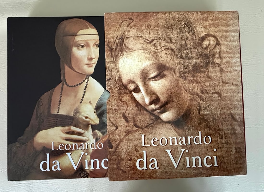 Leonardo da Vinci. Artist, Thinker, Man of Science. 2 volumes.: New York: Eugene Muntz, 2006. Large 4to; 255pp-255pp; color pictorial boards; color pictorial jackets; profusely illustrated; fine set in the original publisher's slipcase. Apparent first edition.