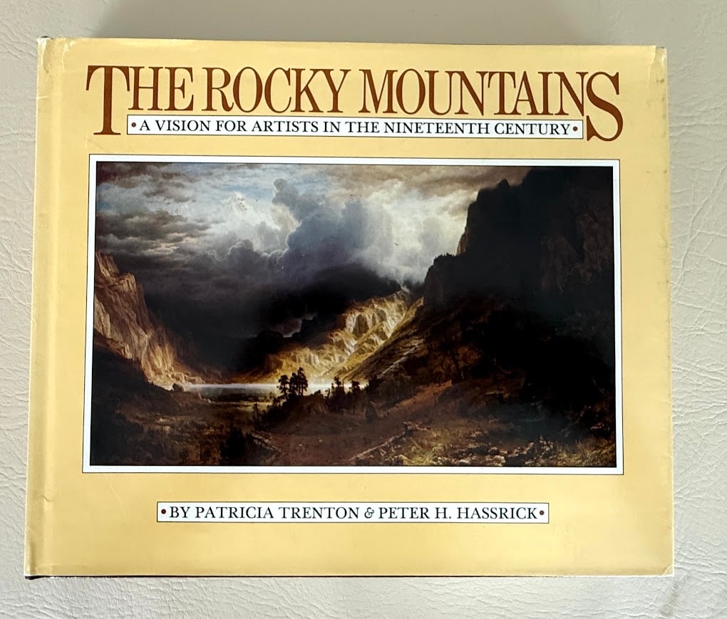 The Rocky Mountains. A Vision for Artists in the Nineteenth Century, by Patricia Trenton & Peter: Norman: 1983. Oblong 4to; 418pp; brown boards; pictorial jacket; with color and b/w photographs; jacket with small tears at the corners, otherwise very good. Signed by Patricia Trenton on the title pa