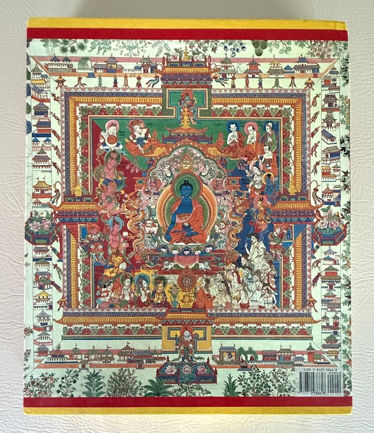Tibetan Medical Paintings. Illustrations to the Blue Beryl treatise of Sangye Gyamtso. Two volumes.: New York: Harry Abrams, 1992. Large 4to; 336pp; gilt lettered cloth; volume one [plate volume] with a foreword, preface, and introduction, plus 77 color plates, each with a full description; volume tw