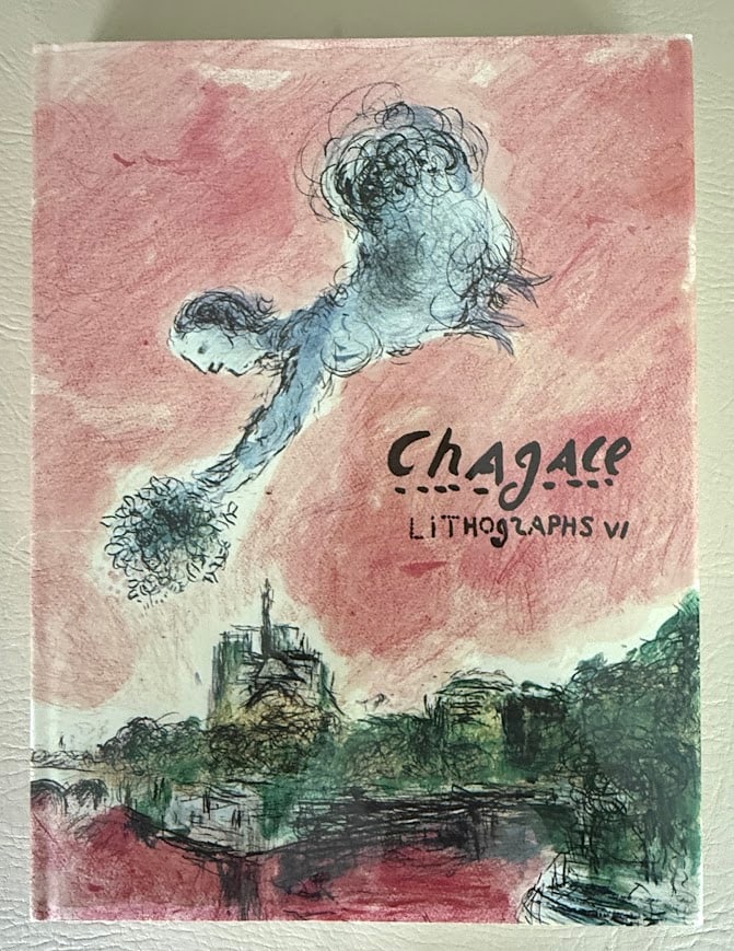 Marc Chagall. Chagall Lithographs 1980-1985, by Charles Sorlier.: New York: Crown, 1986. 4to; 224pp; lettered cloth; illustrated throughout in color & b/w by Chagall; fine copy. First American edition. Volume 6.