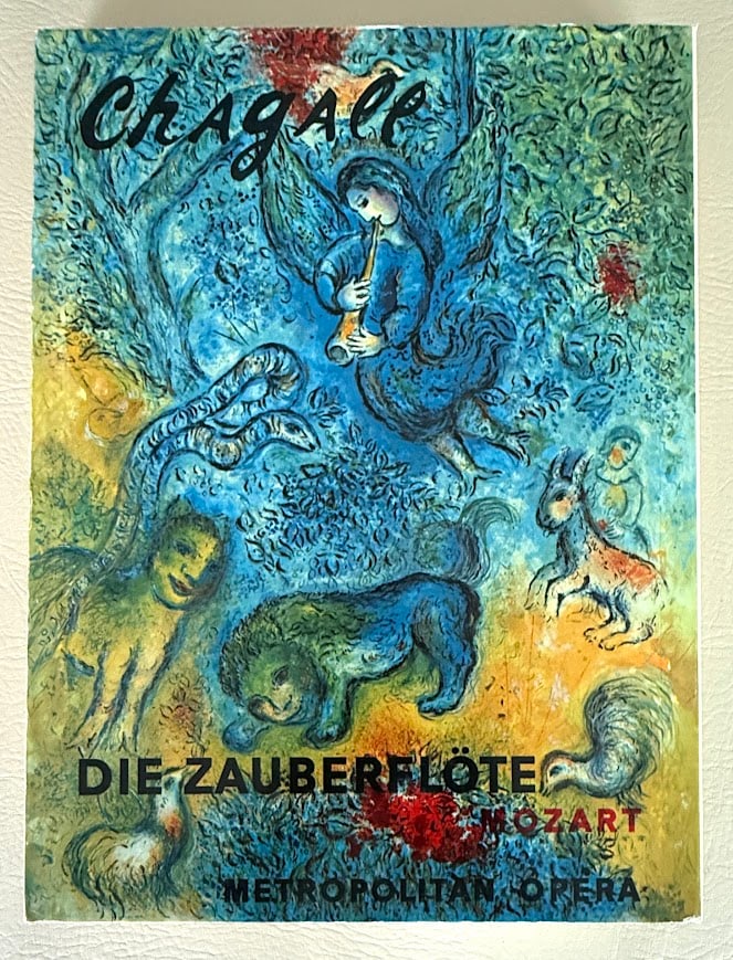 Marc Chagall. Chagall at the "Met", by Emily Genauer.: New York: Tudor Publishing, 1971. 4to; gilt lettered cloth; color picorial jacket; with numerous full page and other drawings by Chagall; fine copy in the original slipcase.