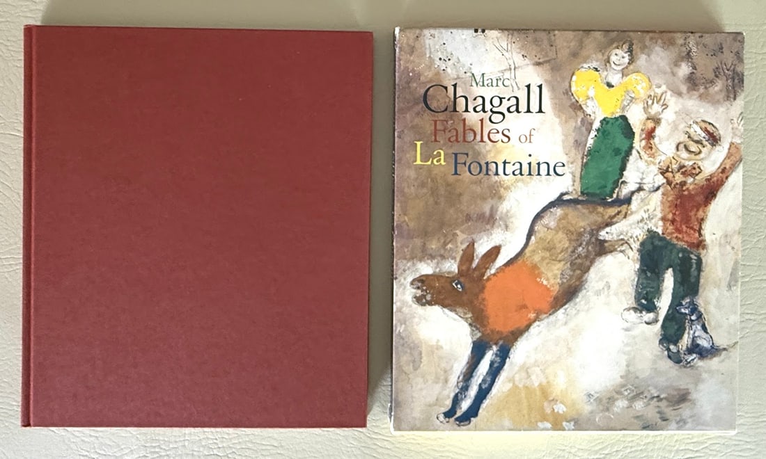 Marc Chagall. The Fables of La Fontaine.: New York: The New Press, 1995. 8vo; 141pp; cloth; illustrated with full page color drawings by Chagall; fine copy in the original slipcase. First edition.