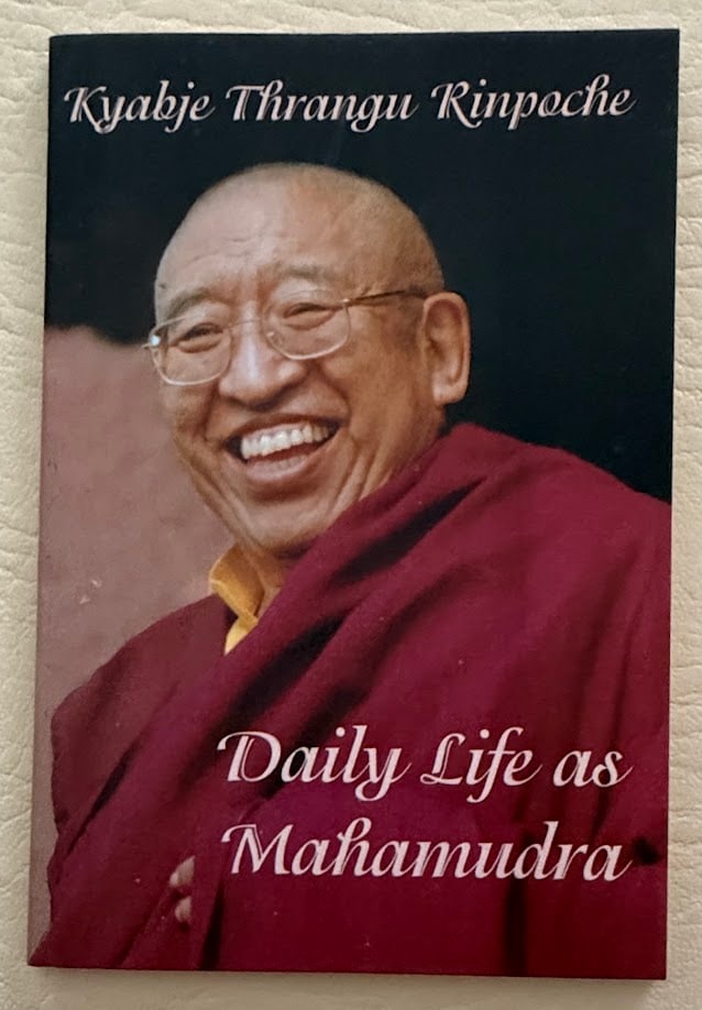 Daily Life as Mahamudra, by Kyabje Thrangu Rinpoche. (1 of 2)