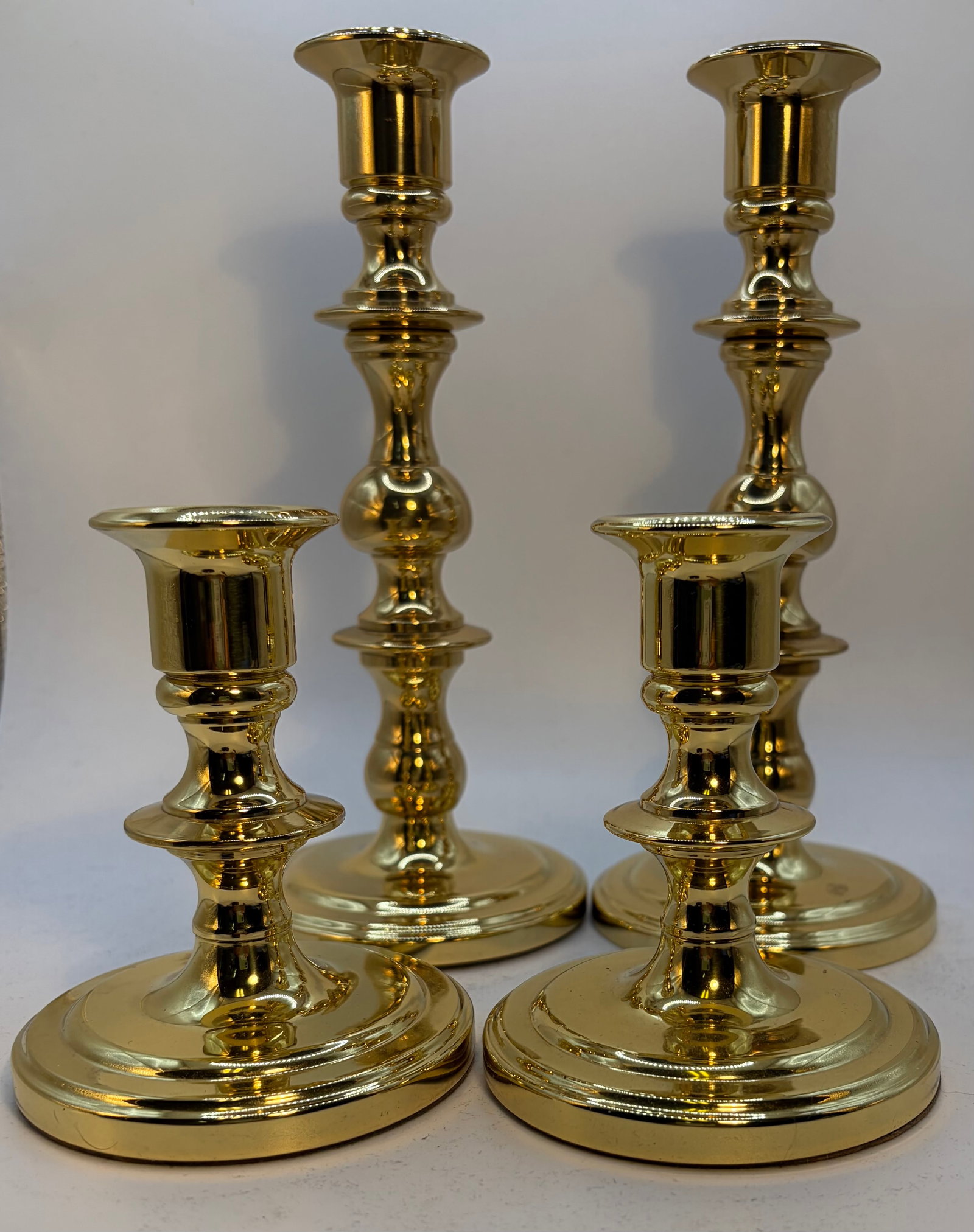 Two Pairs of Baldwin Brass Candle Holders (1 of 5)