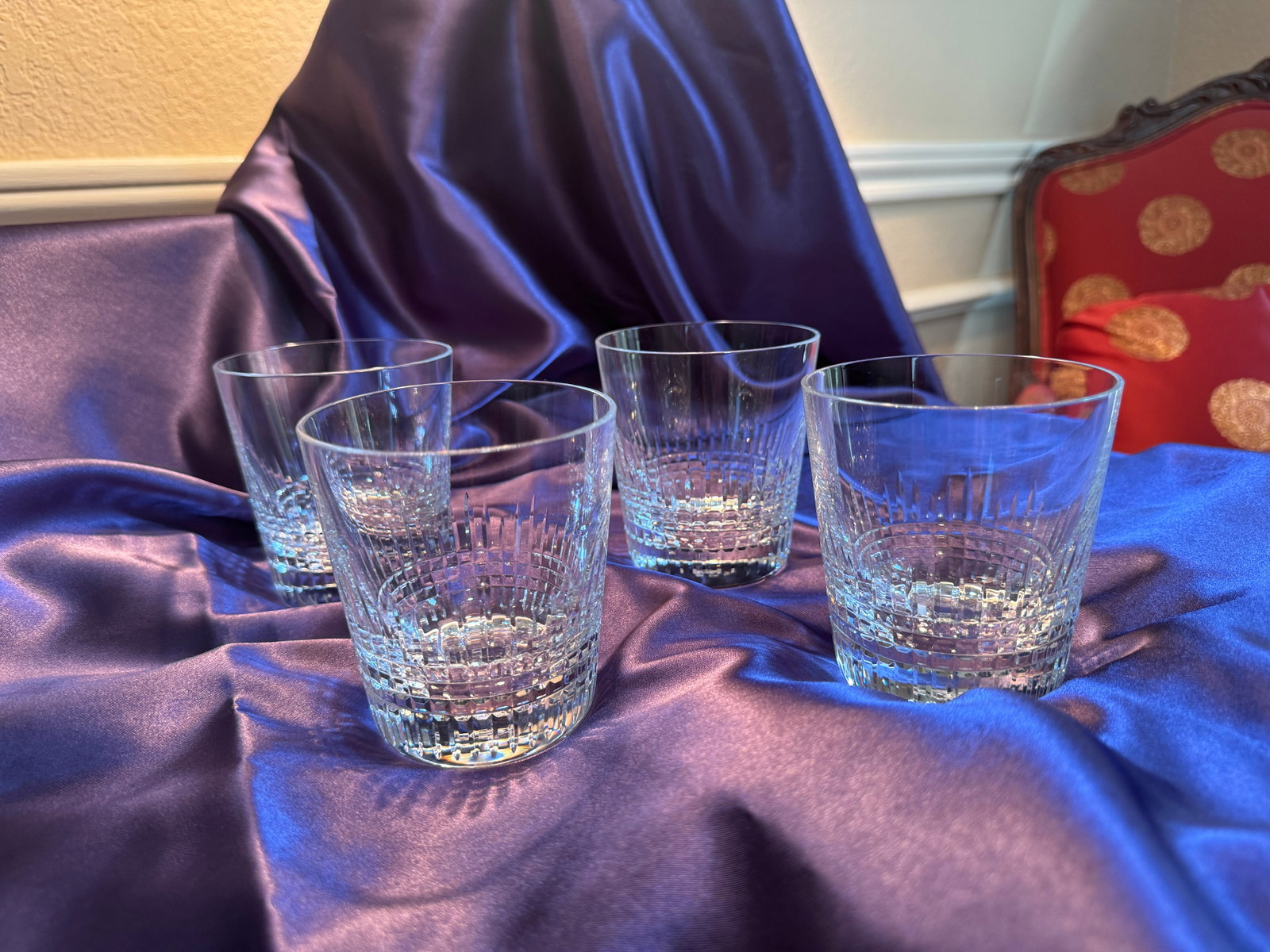 Baccarat 'Nancy' Crystal Tumblers (1 of 4)