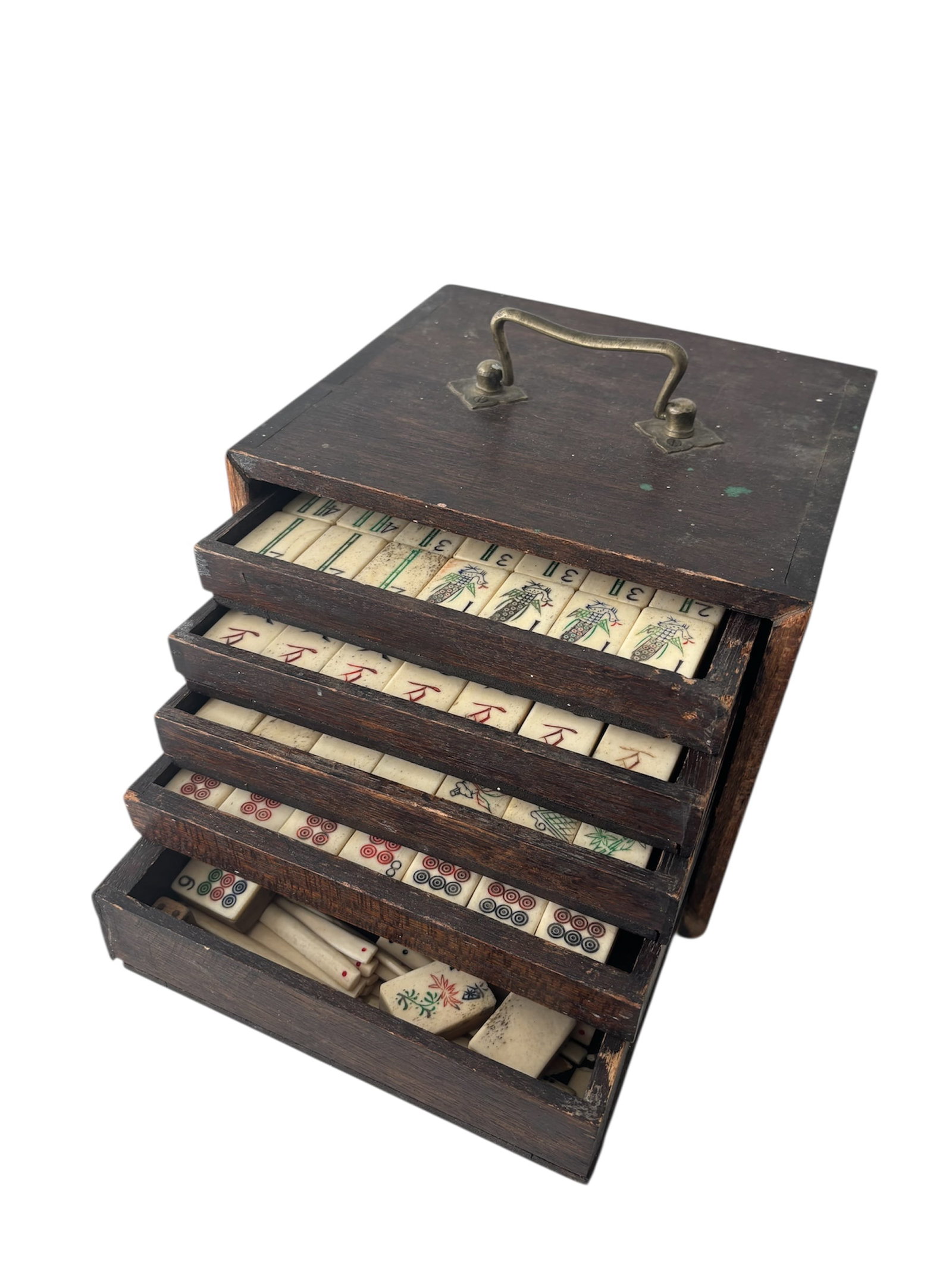 Antique Mahjong Game Set (1 of 12)