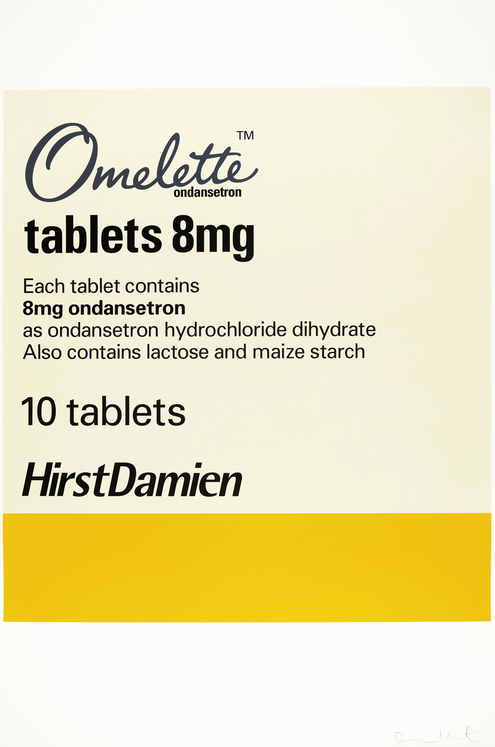 Damien Hirst (born 1965); Omelette, from Last Supper; (1 of 1)