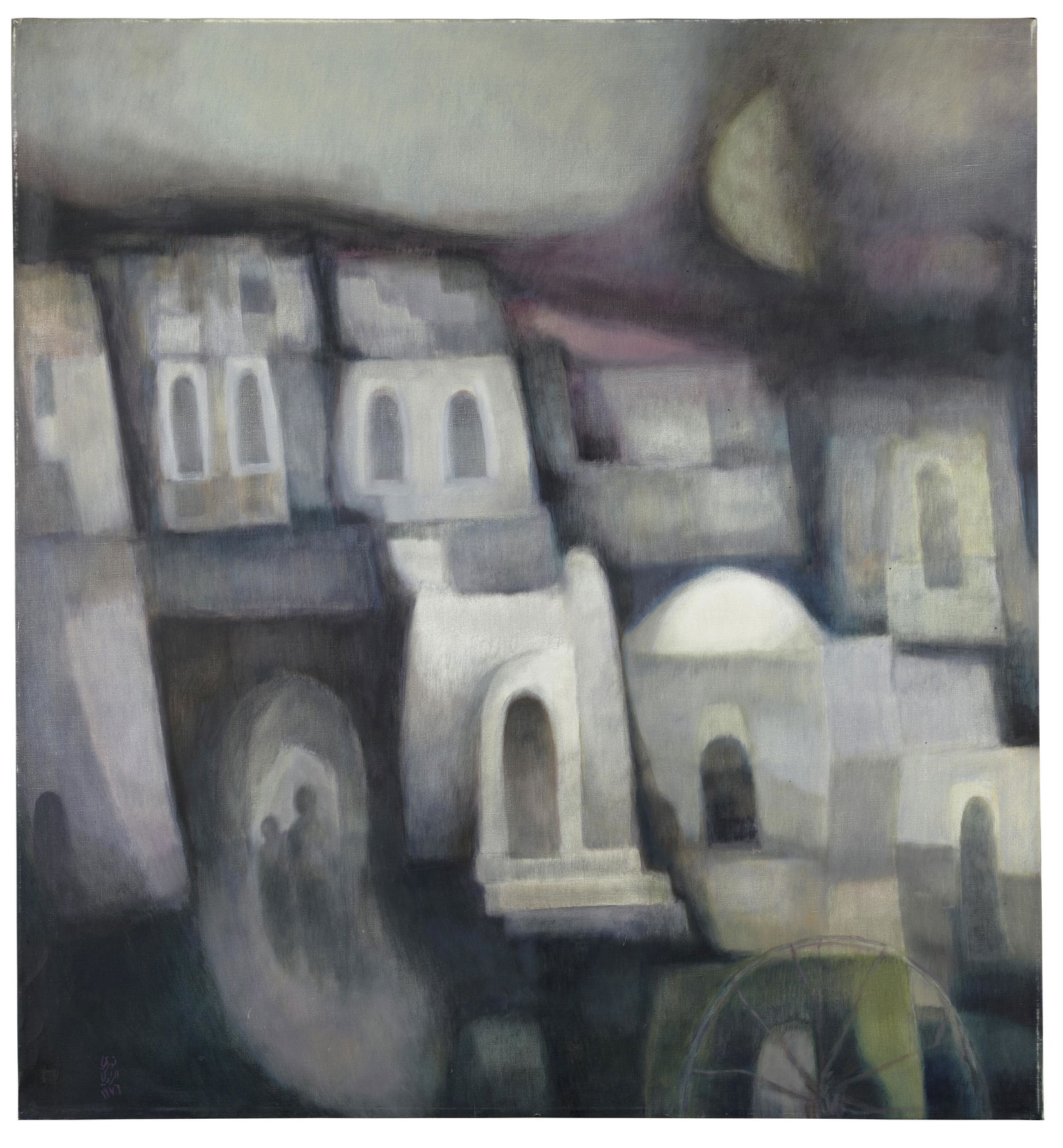 Nouri Al-Rawi (Iraq, 1925-2014) Waiting at Rawi (1 of 2)