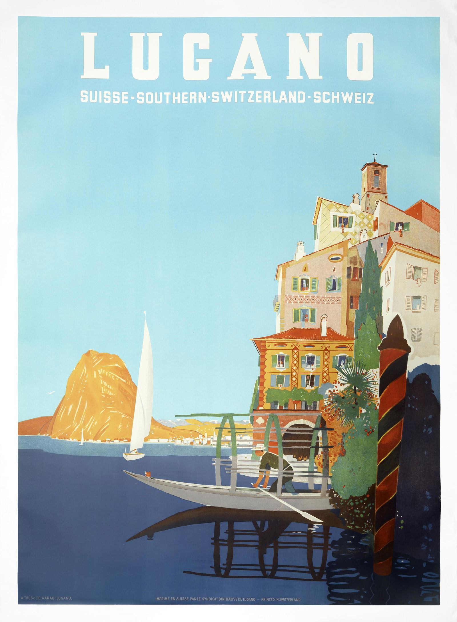 Lugano, Buzzi, 1950, cm 100 x 70 (1 of 1)