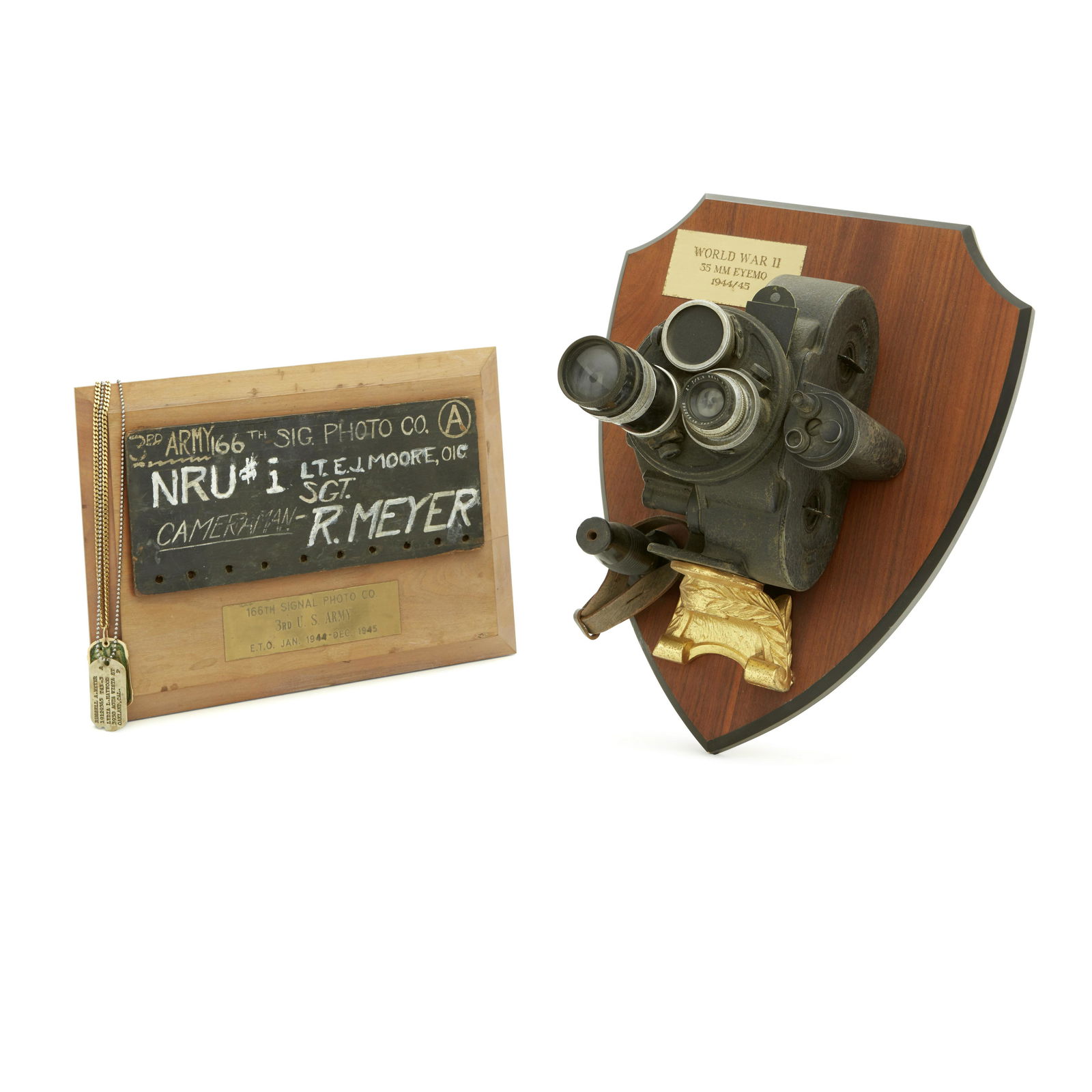 A Russ Meyer group of memorabilia related to his Army (1 of 4)