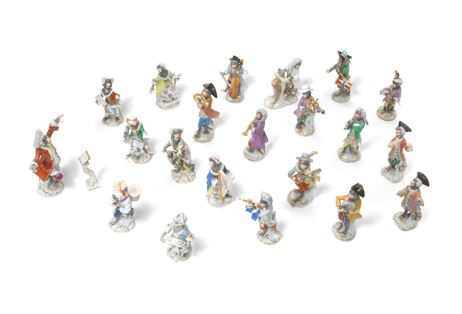 A MEISSEN MONKEY BAND, LATE 1970S/EARLY 1980S (1 of 1)