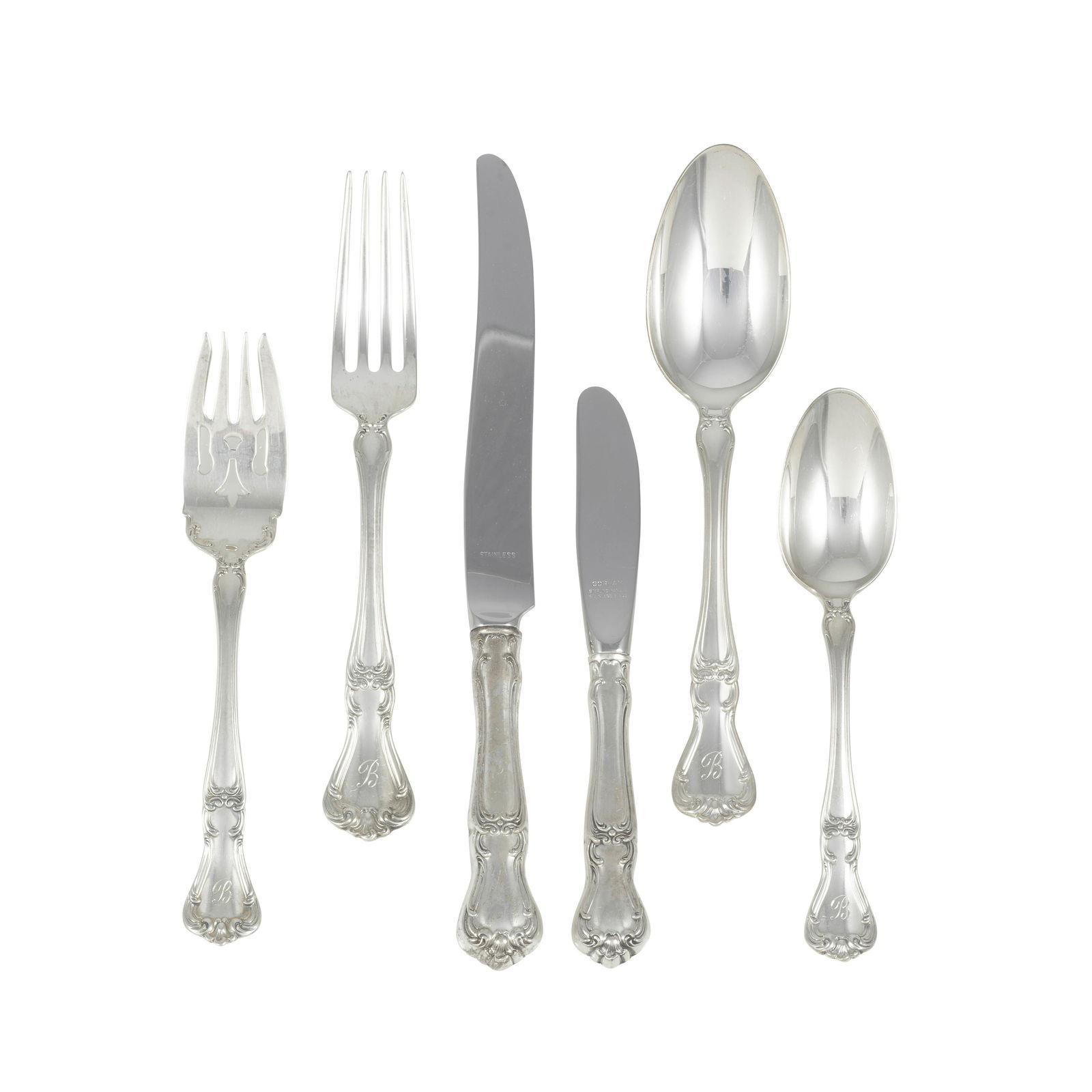 AN AMERICAN STERLING SILVER PARTIAL FLATWARE SERVICE by (1 of 1)