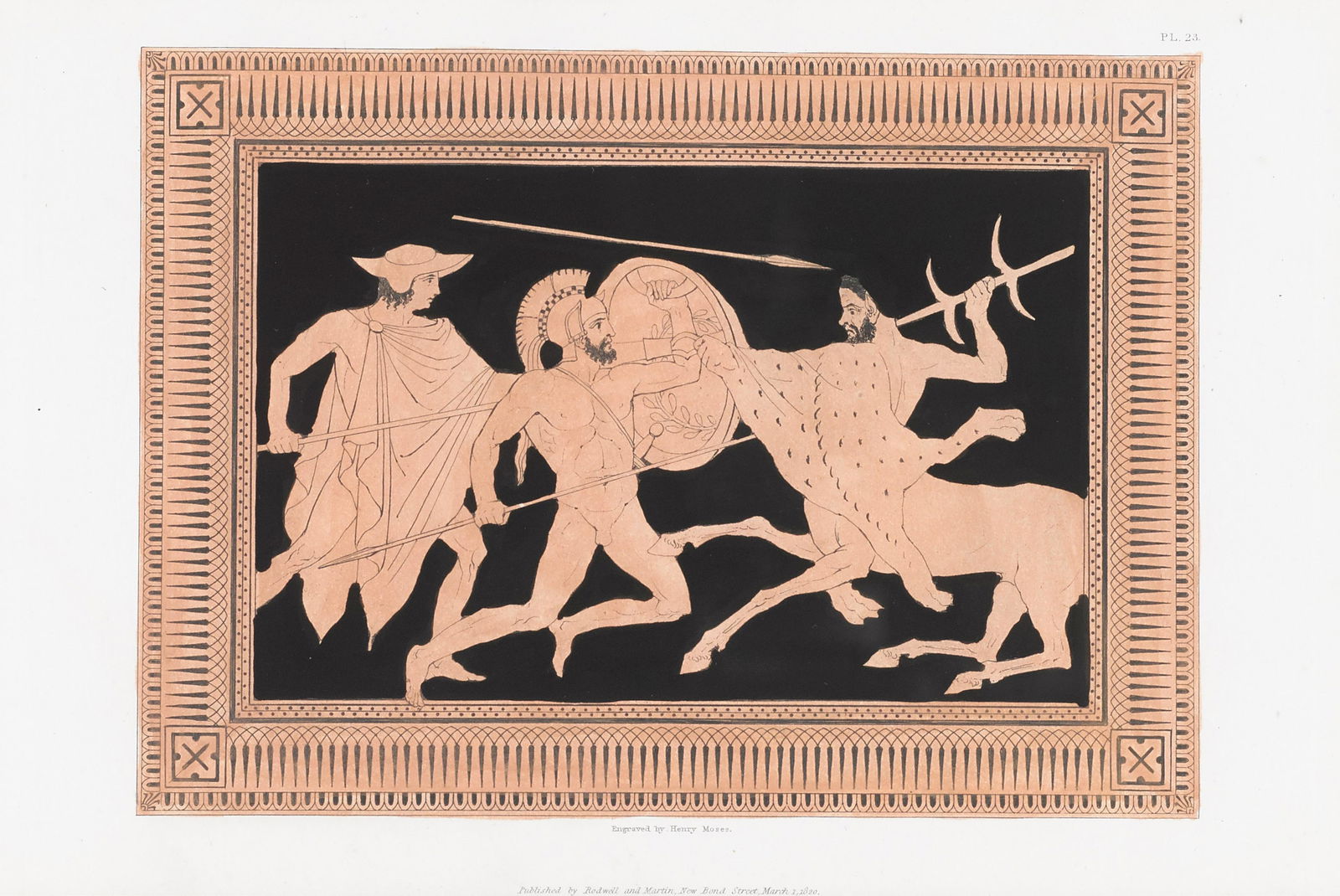 Henry Moses (British, 1782-1870); Set of Eight (1 of 8)