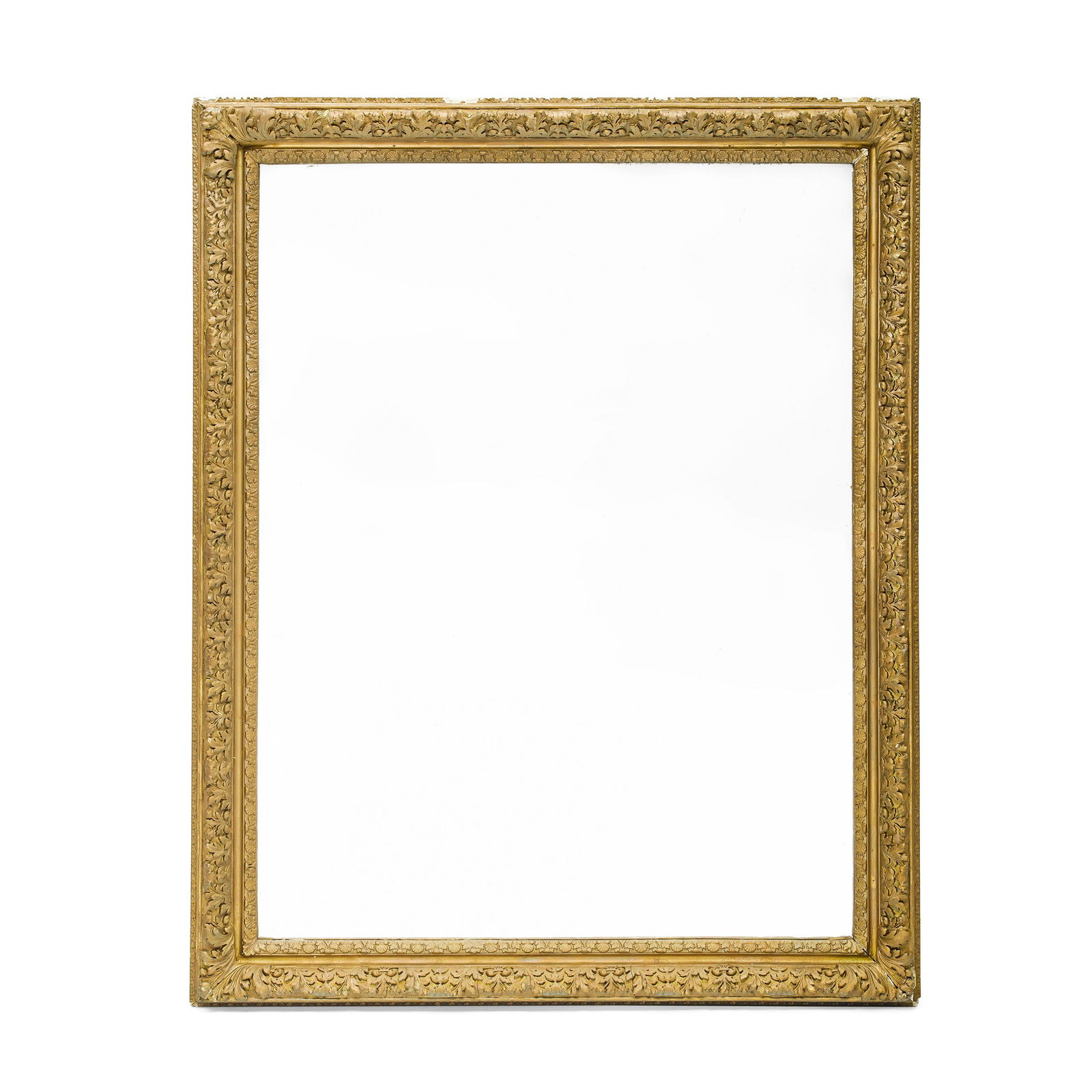 A ROCOCO STYLE GOLD PAINTED MIRROR (1 of 1)