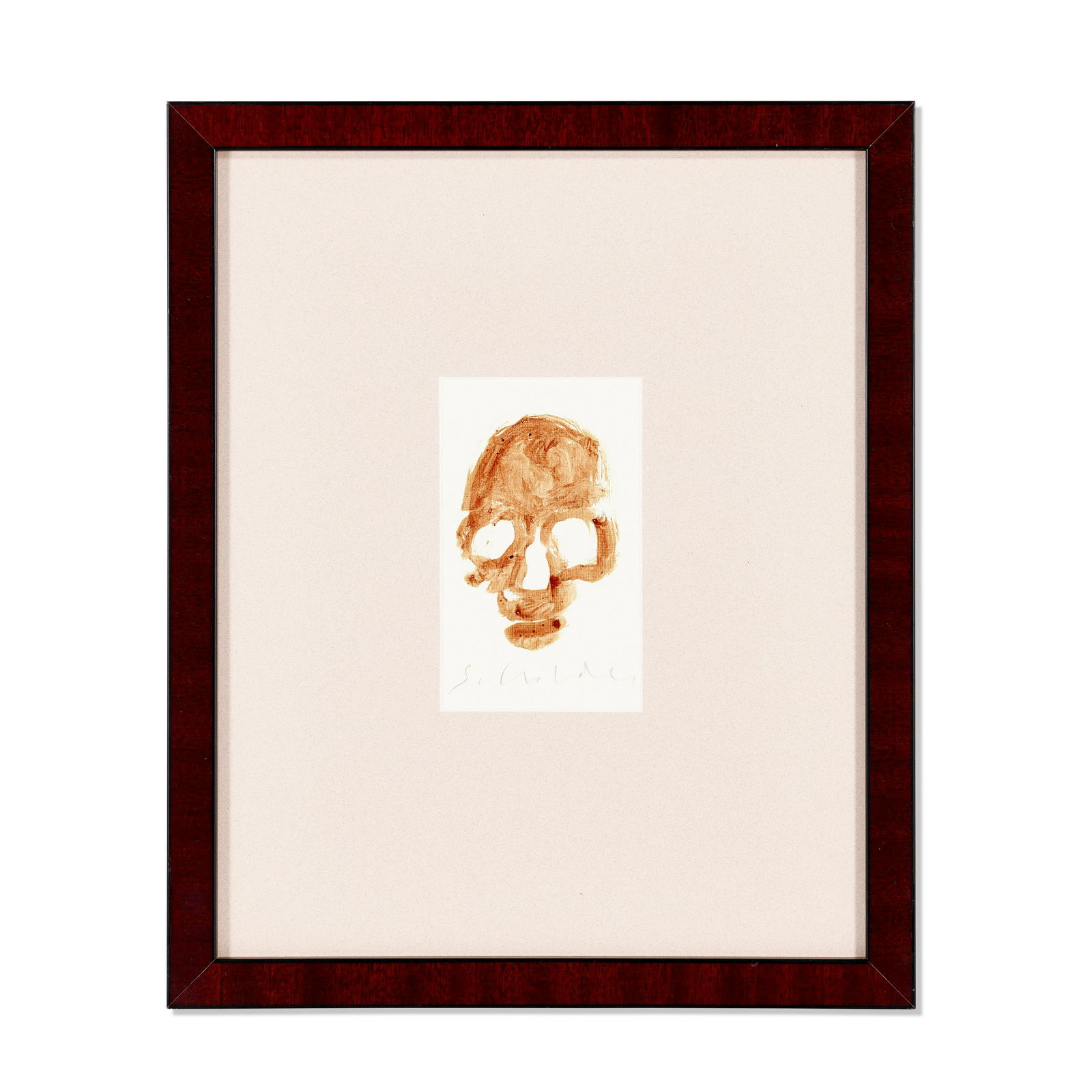 A Fritz Scholder painting, 'Blood Skull #8,' 2001 (1 of 1)