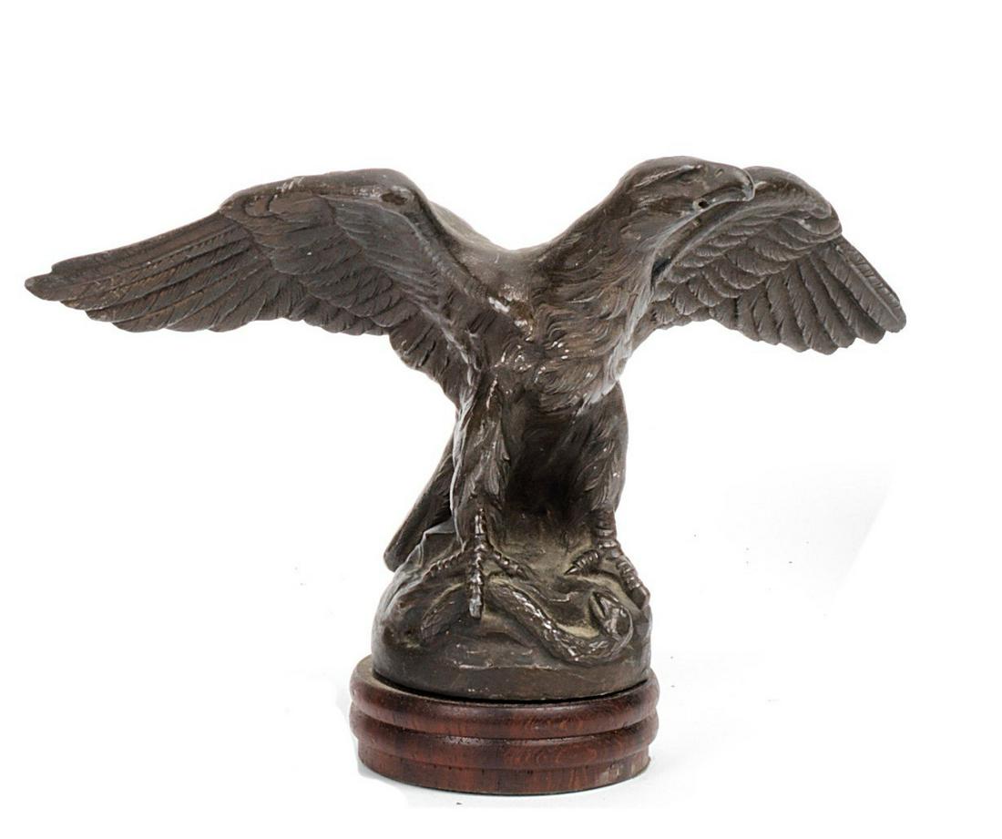 A FINE EAGLE AND SERPENT MASCOT BY B.A., FRENCH, 1920S (1 of 1)