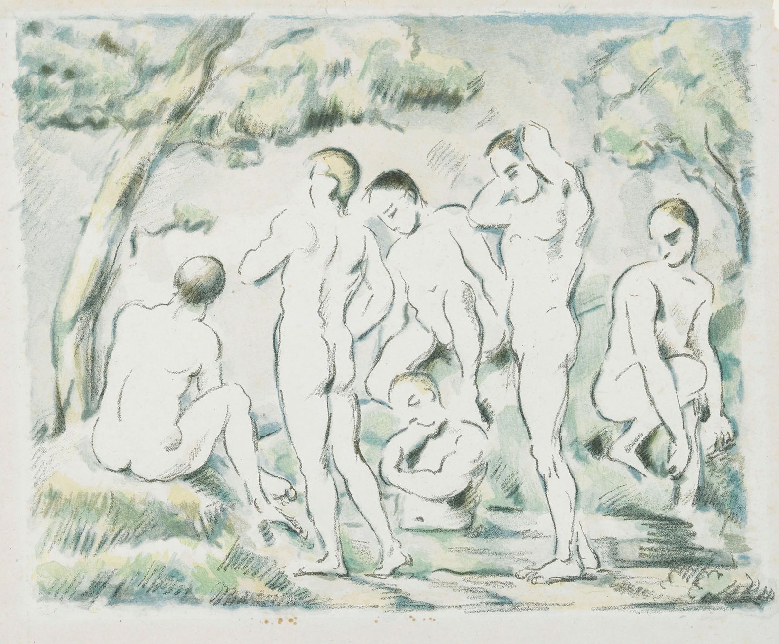 Paul Cézanne (1839-1906); Les Baigneurs (1 of 1)