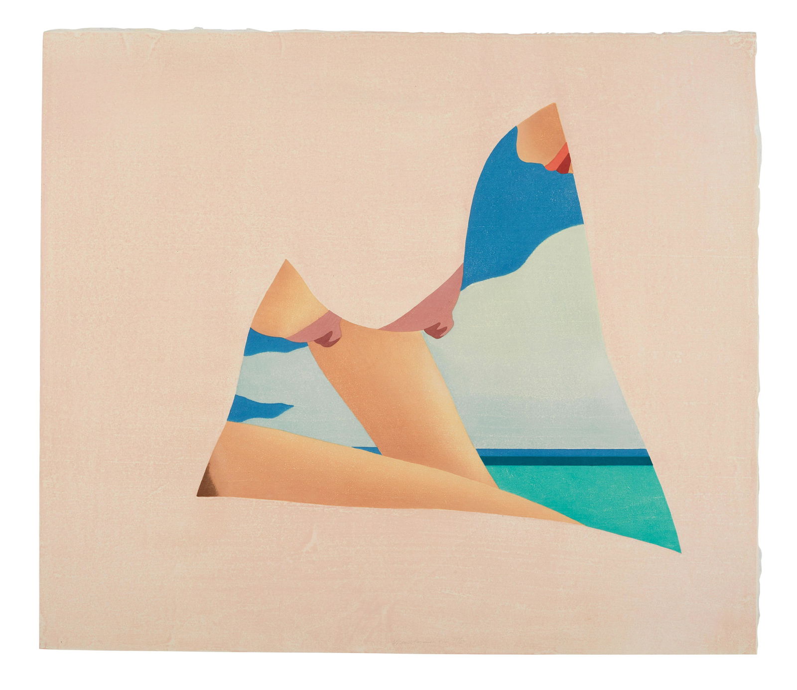 TOM WESSELMANN (1931-2004); Seascape Dropout (1 of 1)