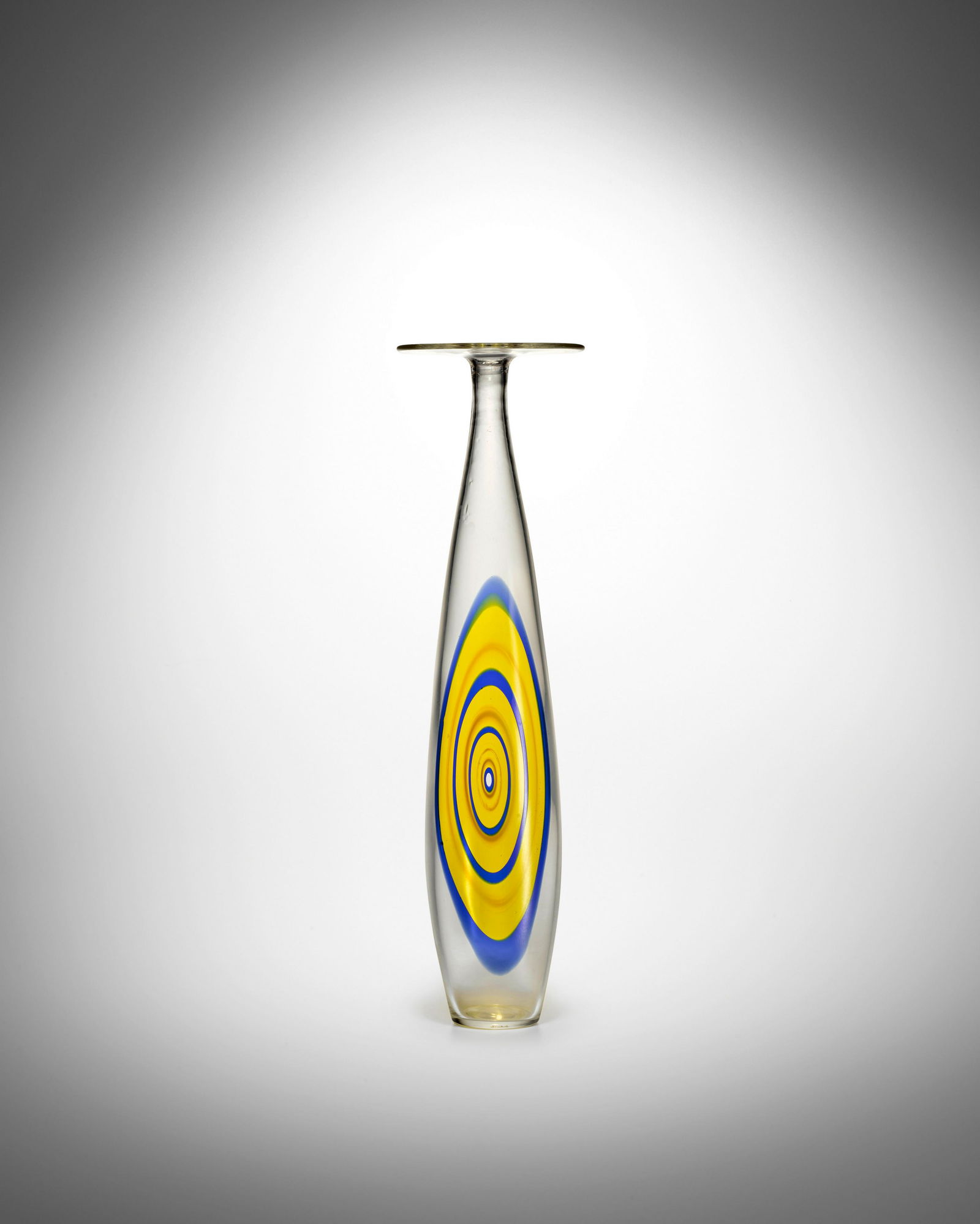 Ermanno Toso (1903-1973) Rare Intarsiato Giallo-Blu (1 of 1)