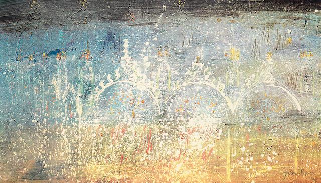 John Piper C.H. (British, 1903-1992): John Piper C.H. (British, 1903-1992) Death In Venice V (Levinson 229) Screenprint in colours, 1973, on wove, signed and numbered 56/70 in pencil, printed by Kelpra Studio, London, published by Marlbor