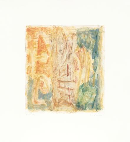 Sir Christopher Le Brun P.P.R.A. (British, born 1951): Sir Christopher Le Brun P.P.R.A. (British, born 1951) Untitled A/25 Monotype, 1996, on wove, signed and dated in pencil, published by Marlborough Graphics, London, with full margins, 495 x 453mm (19 1