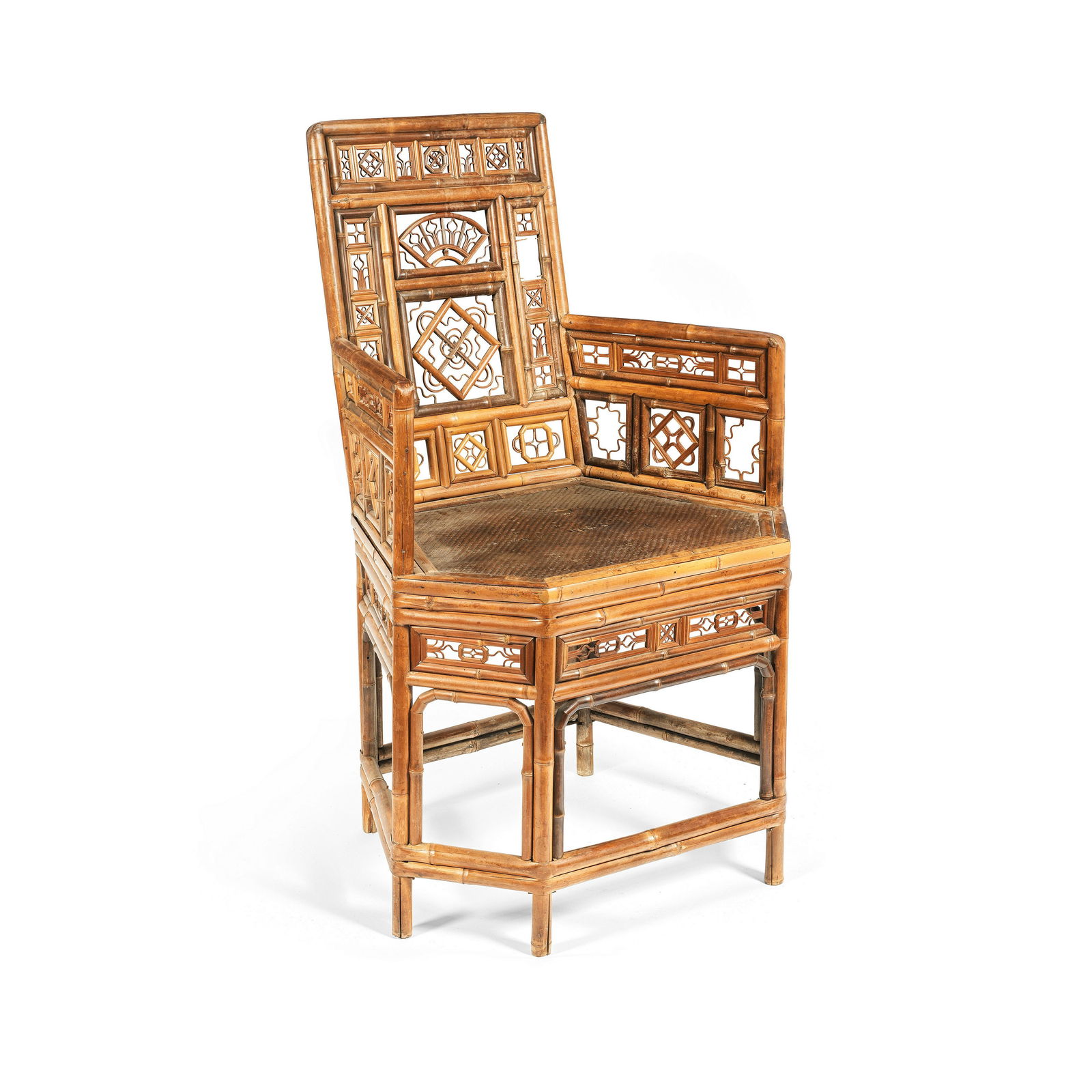 A BAMBOO ARMCHAIR Early 19th century (1 of 1)