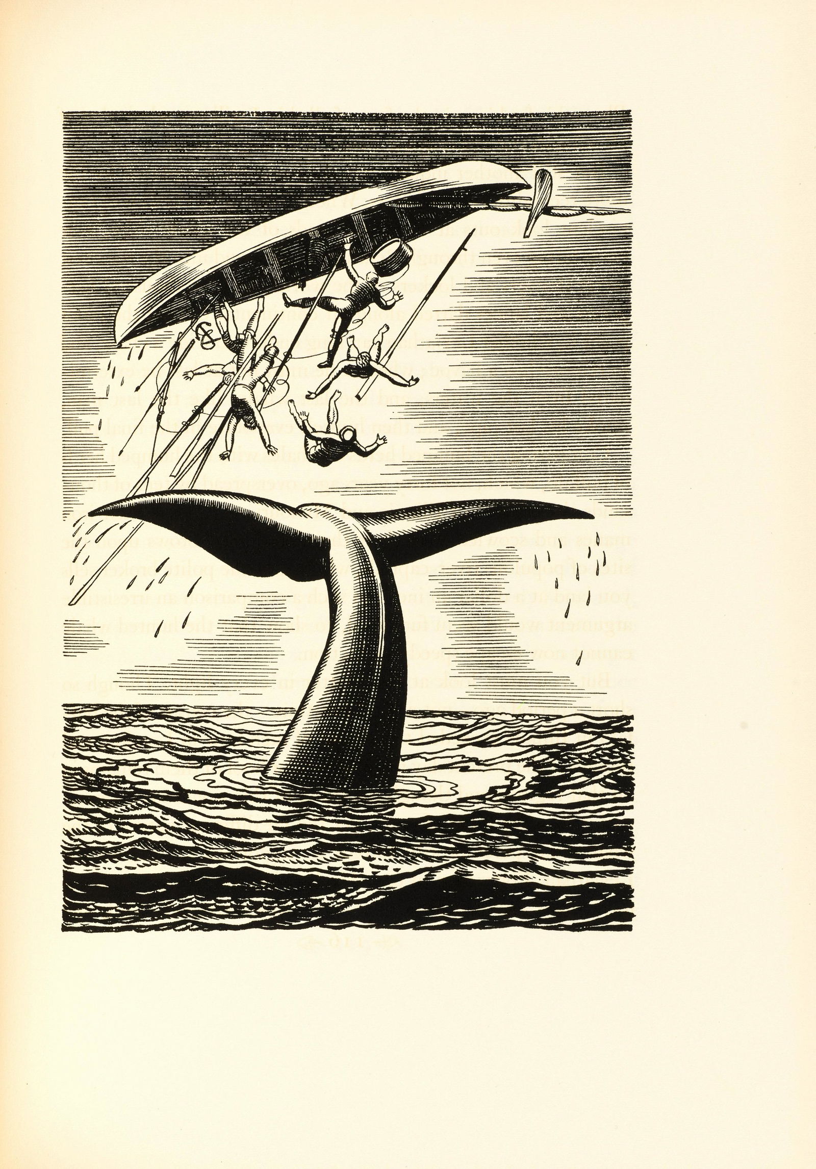 KENT, ROCKWELL. 1882-1971. MELVILLE, HERMAN.: KENT, ROCKWELL. 1882-1971. MELVILLE, HERMAN. 1819-1891. Moby Dick; or The Whale. Chicago: The Lakeside Press, 1930. 3 volumes. 4to. Profusely illustrated with wood engravings by Rockwell Kent. Origina