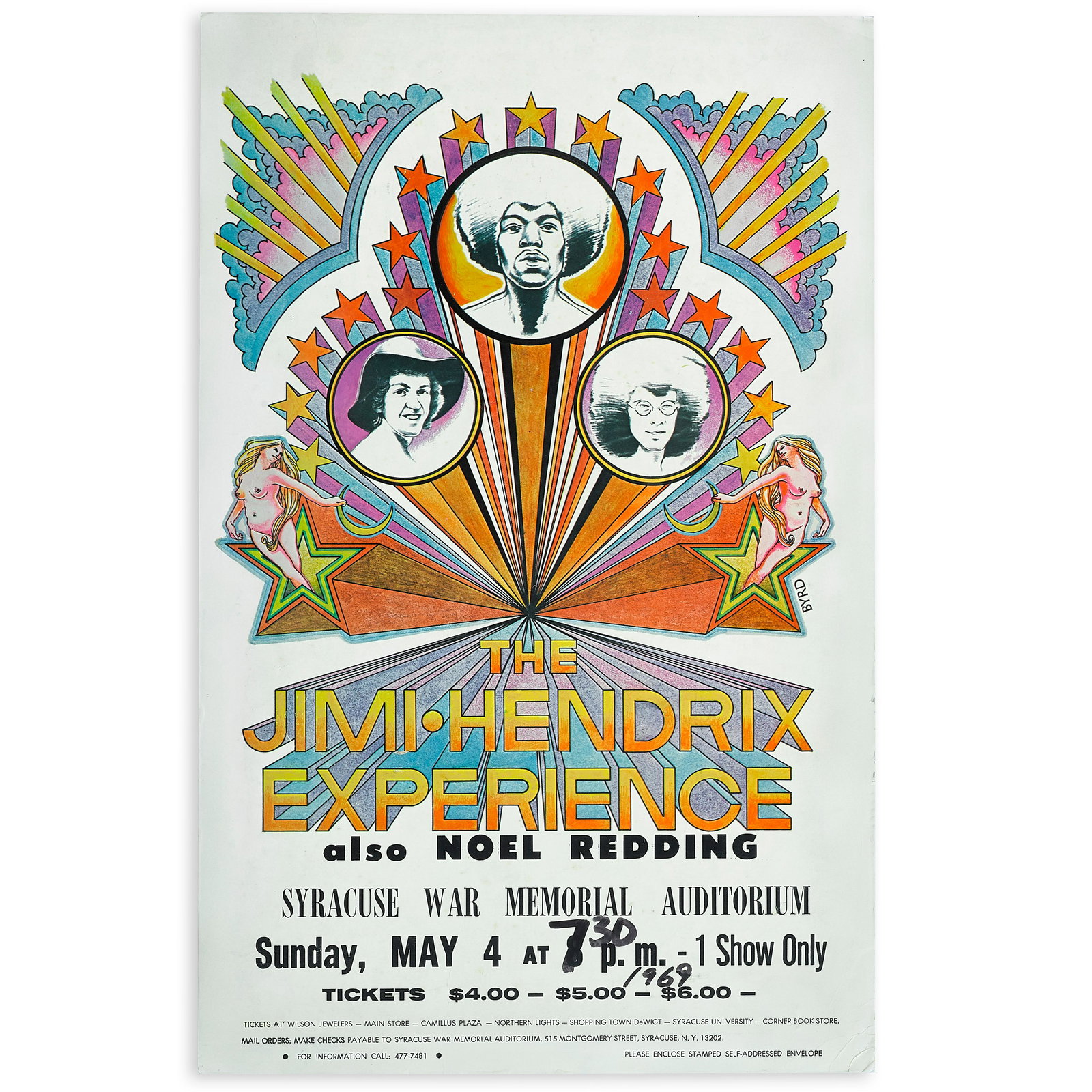 The Jimi Hendrix Experience: Concert Poster (1 of 1)